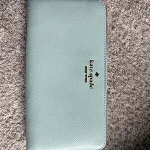 Kate Spade Blue Glow Saffiano Leather Wallet